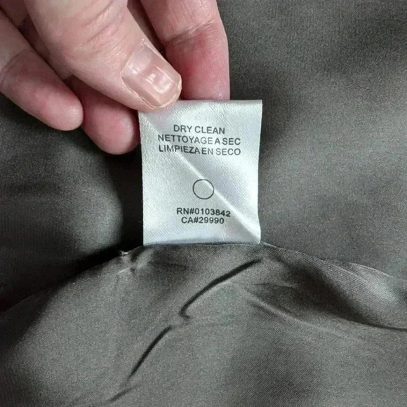 House of Harlow 1960 Stevle Faux Suede Zip Moto Vest Belted Grey Women's Medium - Picture 10 of 11